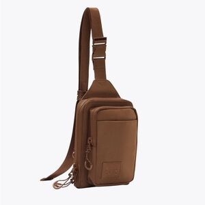 BEIS Brown sport sling crossbody Bag